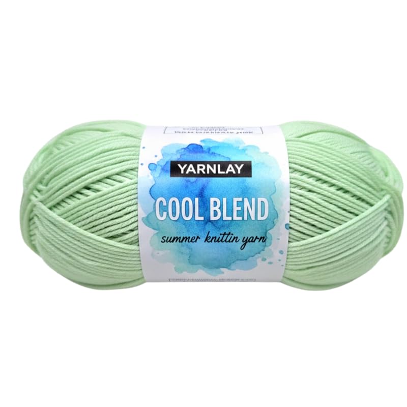 Image of Yarnlay Cool Blend - Premium Poly-Viscose Knitting Yarn | Soft & Lightweight Crochet and Knitting Yarn for Apparel, Baby Wear & DIY Crafts | 100 GMS Ball |YCB 08 Pistachio