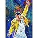 Pepkgk Pittura Diamante Quadrato Pieno 5D Ricamo Diamante Fai da Te Freddie Mercury Diamante Mosaico Decorazione della casa Regalo 30x40 cm