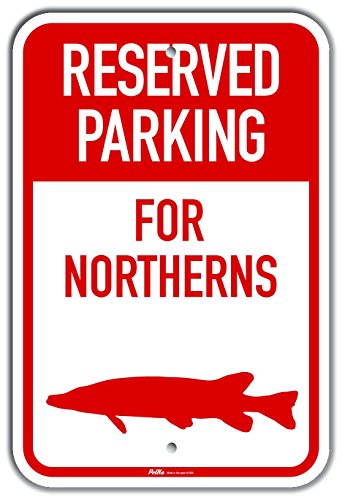 Panneau Reserved Parking for Northerns plastique 30,5x45,7 cm PKRP-0023-NP