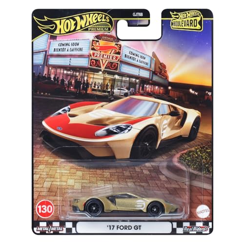 Hot Wheels Blvd Ford GT Mini Car 1:64 Dorado miniatura 6