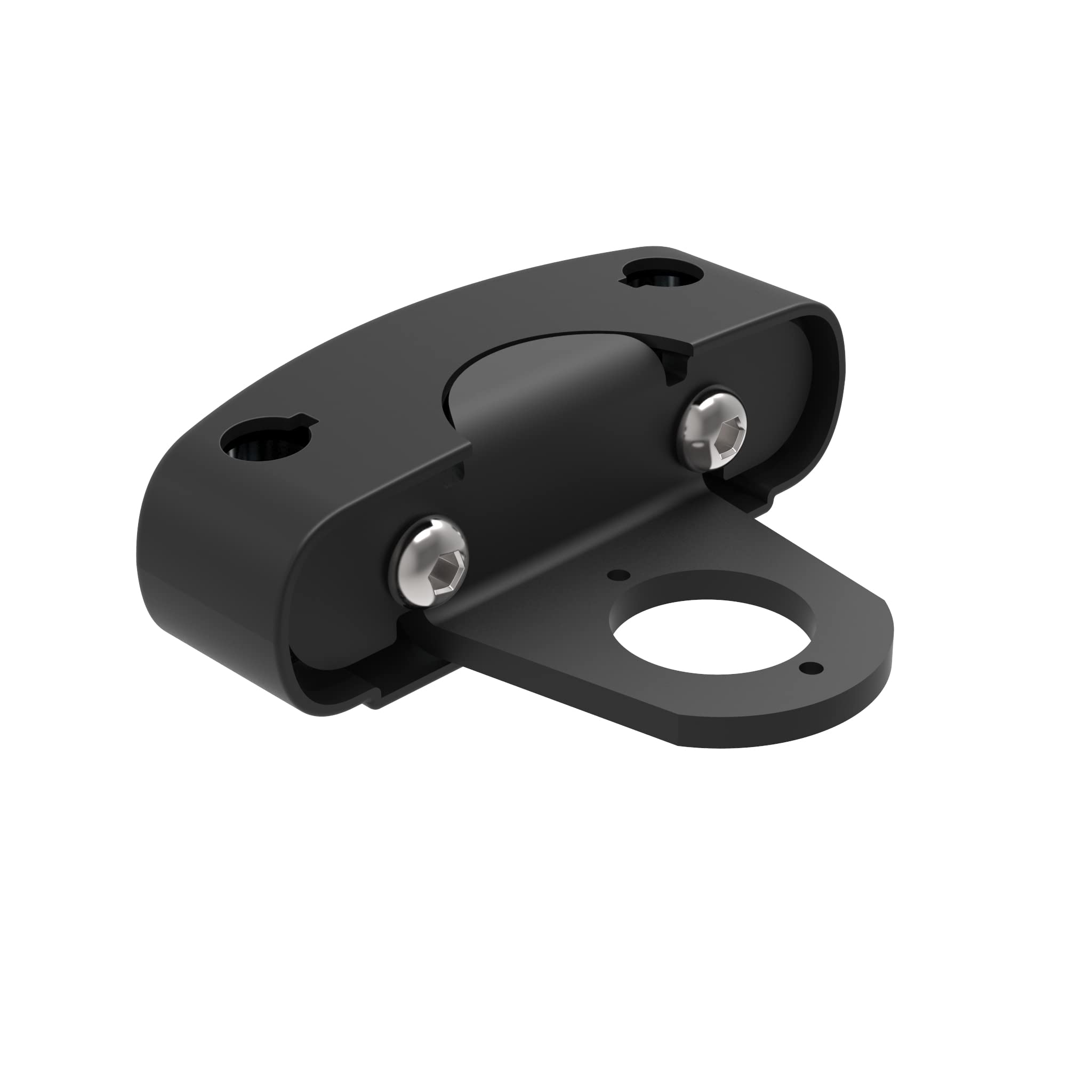POLISPORT 8632900029 - Zapasowy adapter przedni do modeli krzeseł z przednią ramą GUPPY MINI+ 2022 w kolorze czarnym