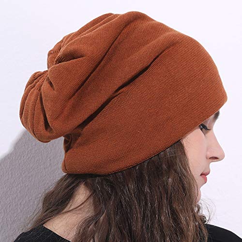 Bonnet en maille automne hiver chapeau de rue tendance brodé