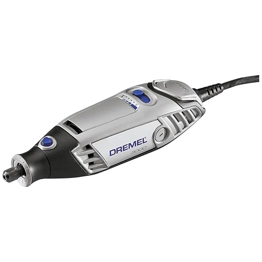 Dremel 3000 Herramienta rotativa 130 W, kit multiherramienta Amazon con 5 accesorios, velocidad variable 10 000-33 000 rpm