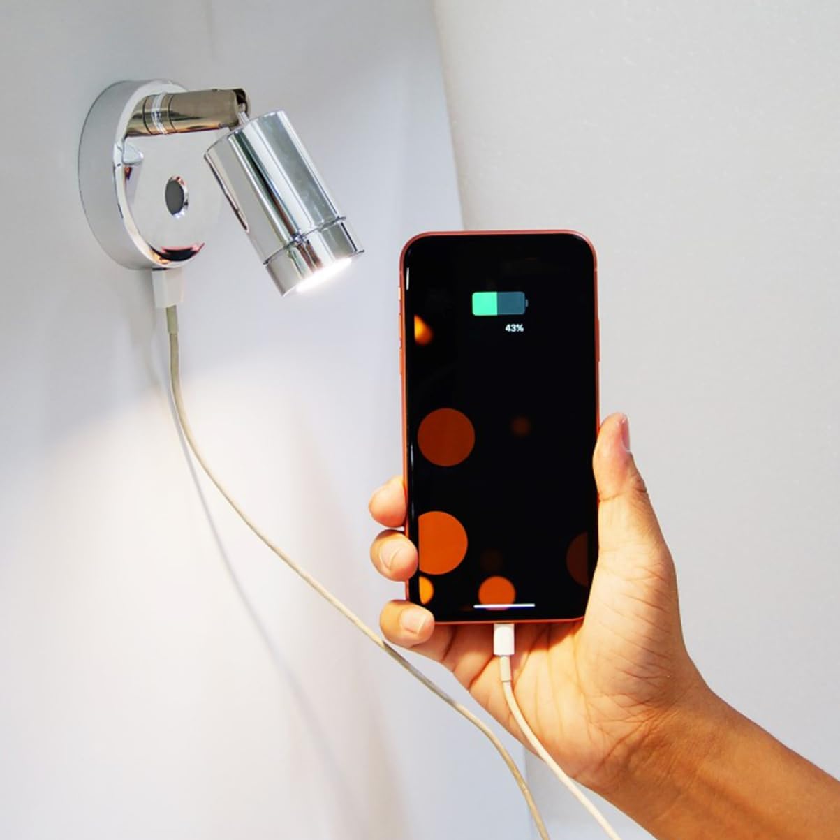 DOITOOL Led Reading Light USB Charging Port Multifunctional Lamp for Rv and Daily Use Eye-Caring Design Compact Material Touch Control