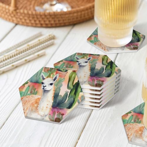 Dessous de verre céramique anti-tache pour protéger la table - 8