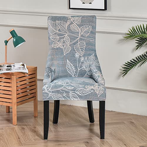 Lxyuum 2 Pieces Stretch Wingback Chair Cover Printed Sloping Armchair Cover Arm Dining Chair Covers Sloping Side Chairs Slipcovers For Dining Room Banquet Home Decor thumb #1