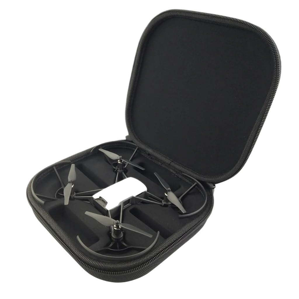 Compatible Para Tello Bolsa de transporte multifunción | Diseño interno de múltiples compartimentos, separa el cuerpo del dron y los pequeños accesorios, material(4PCS Blade Red)
