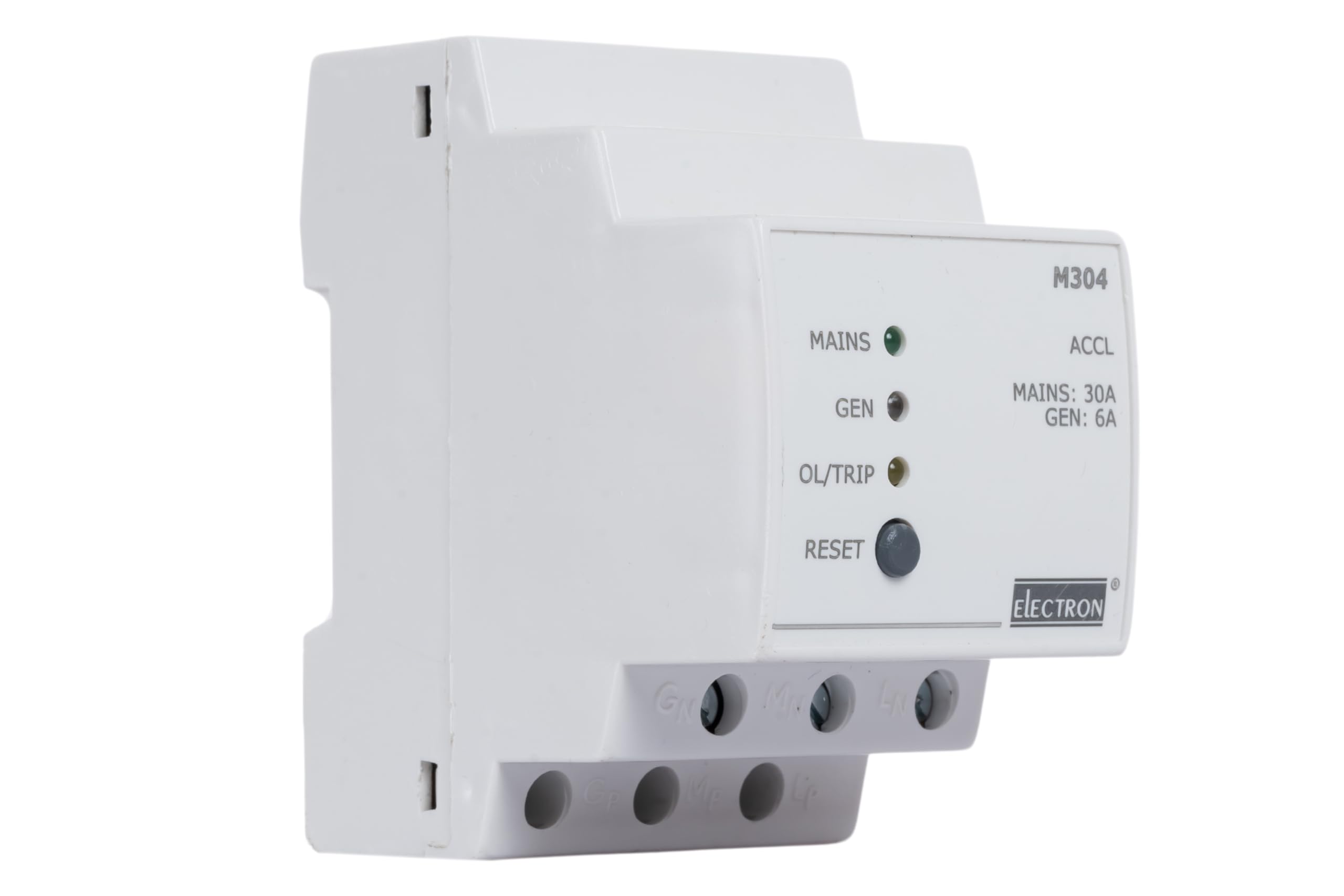 Electron ACCL M304 - Single Phase Automatic Changeover Cum Current Limiter (DG: 6A (1200W))-image-14