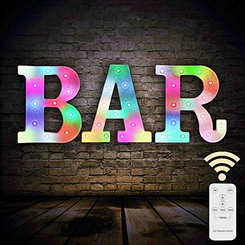 Obrecis LED White Marquee Letters with Lights Alphabet Marquee Signs, Light Up Letters