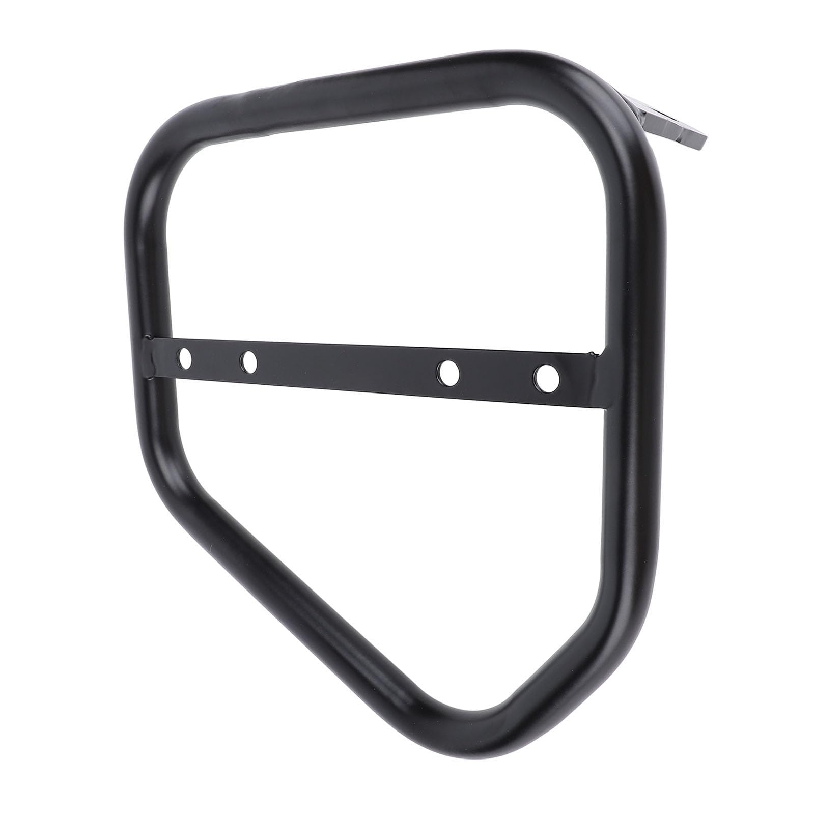 Cocoarm Motorrad-Seiten-Kofferraumtaschenhalterung, Eisen-Seiten-Satteltaschen-Stützträger, 17-mm-Rohr, Zusätzlicher Stauraum, ohne Bohren, Schwarz Eloxiert, für Scrambler 400 800 2015 Bis 2022