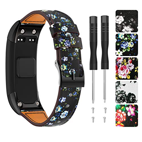 Supore Garmin Vivosmart HR Armband Uhrenarmband, Ersatzarmband, Zubehör Verstellbares Weiches Cortex Band Armbanduhren Entwickelt für Garmin Vivosmart HR Smart Watc