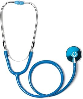 Horseshoe Single Head Stethoscope (Light Blue)