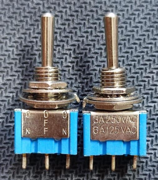 MTS-113 Toggle Switch 3 Pin 3 POSITION SPDT On-off-On 3A 250V (Pack of 2) (B0CZ3385V6) Amazon Price History, Amazon Price Tracker