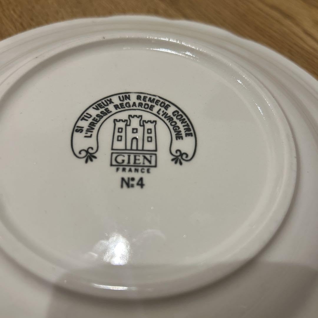 Amazon.co.jp: GIEN ジアン アンティークプレート フランス 謎なぞ