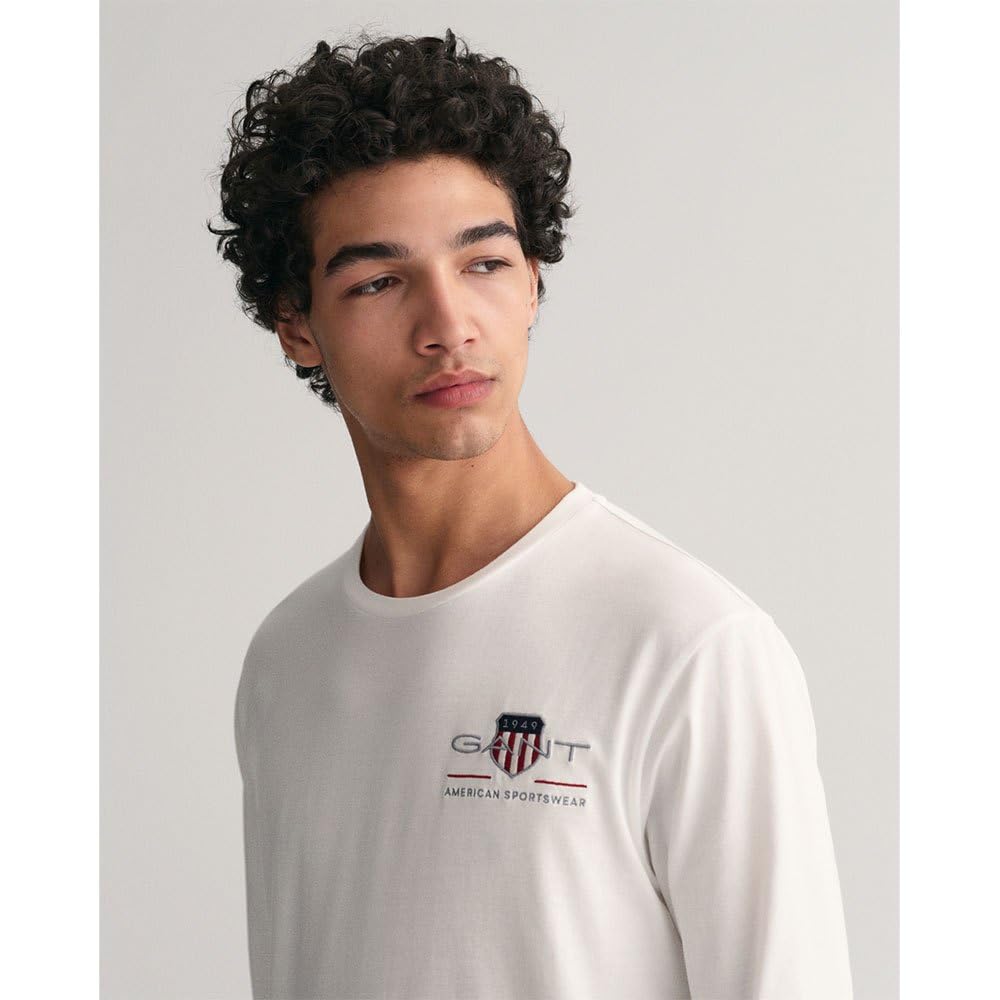 GANT Koszulka Mężczyźni Reg Medium Archive Shield Ls T