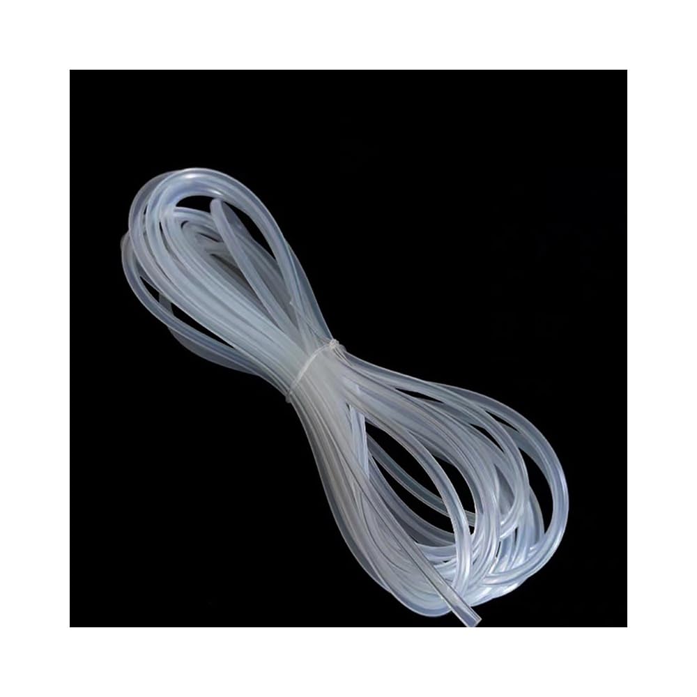 Tubo De Silicona Transparente De Grado Alimenticio Manguera De Goma De Silicona Transparente Flexible No Tóxico Inodoro For Uso Doméstico (Longitud 5 M)(ID 12mmx18mm OD)