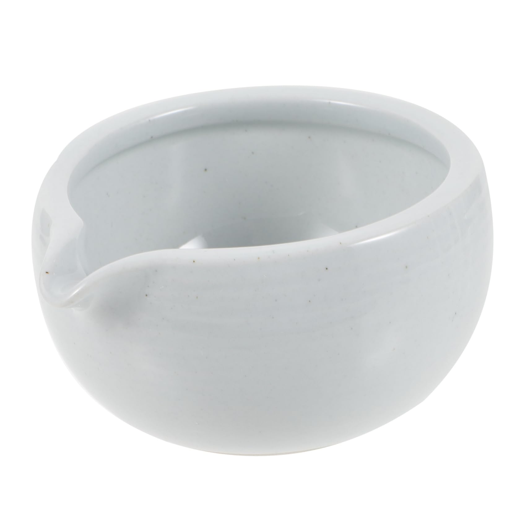 TOPPERFUN Ceramic Matcha Bowl Japanese Tea Ceremony Bowl with Spout Perfect for Home Present