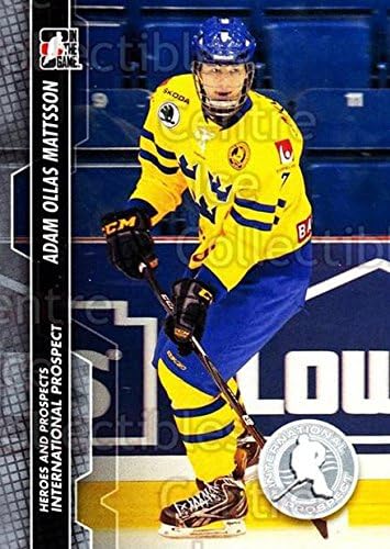 CI Adam Ollas Mattsson Hockey Card 2013-14 ITG Heroes and Prospects base 112 Adam Ollas Mattsson