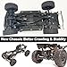 WPLDEWAN WPL C64-1 RC Crawler 1/16 Scale RC Truck Off Road RC Rock Crawler 4x4 Remote Control Pickup All Terrain RTR 260 Motor Upgraded Chassis Proportional Control 2.4GHz Axle Mounted Servo Adult