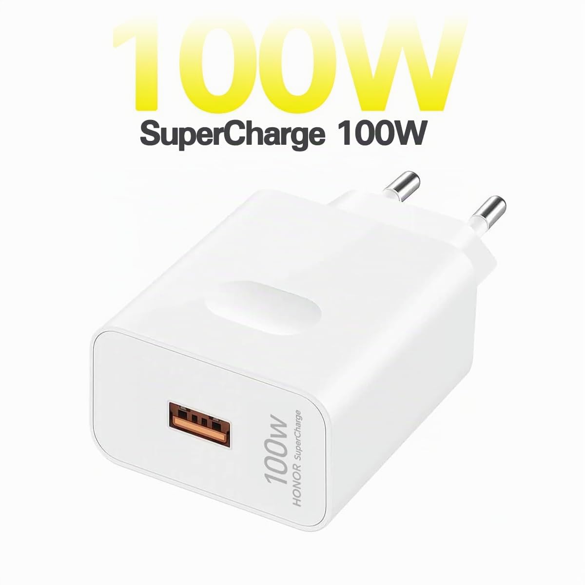 Caricatore ad ultrasuoni originale da 100 W per Honor 6A USB C cavo di ricarica adattatore alimentatore per Honor400 200 100 Honor Magic8 8Pro 7 7Pro 6 6Pro 5 5Pro V5 V3 Vs3 V2, MagicPad Pad X9 X8