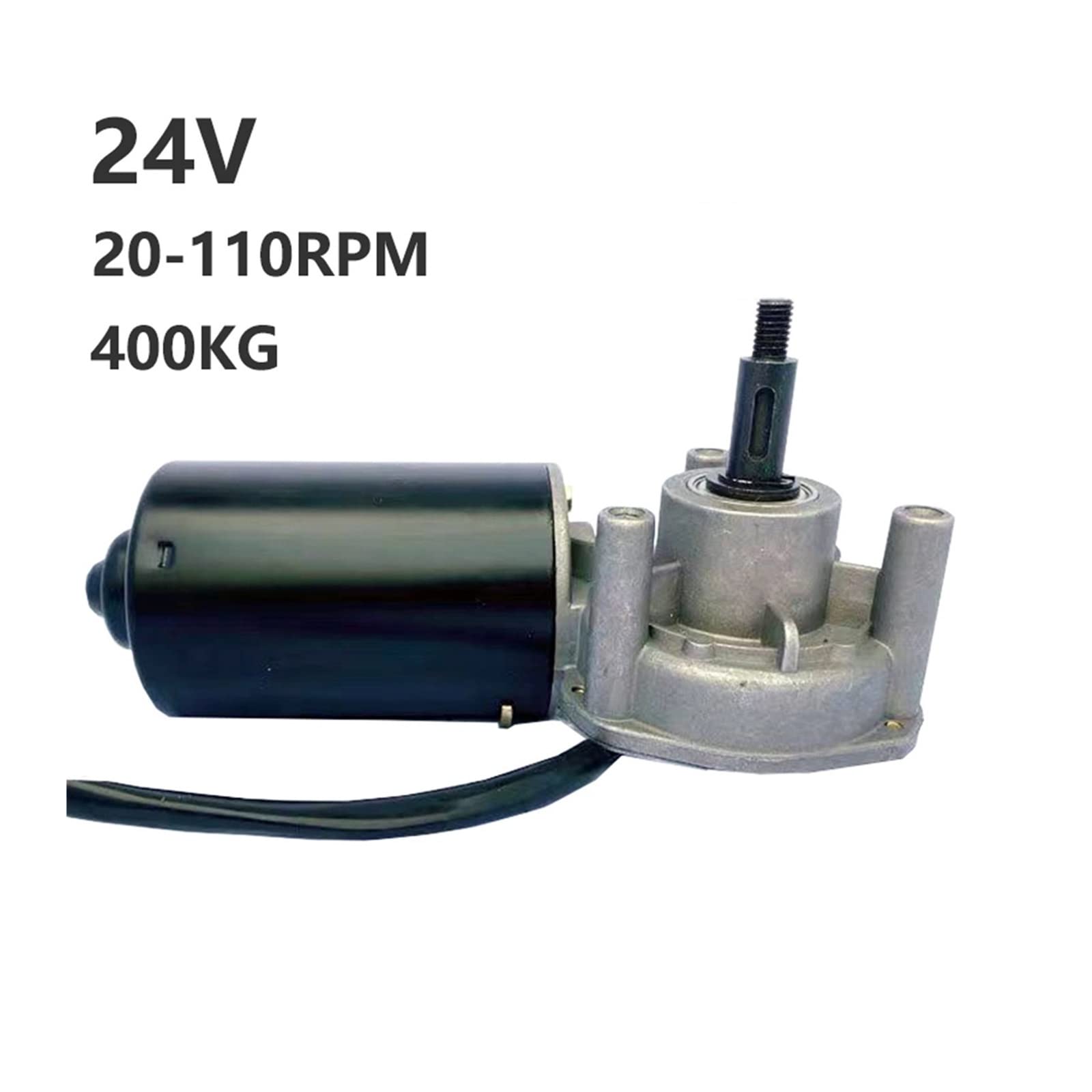 Lagerausstattung, Schneckengetriebe-Gleichstrom-Untersetzungsmotor DC 24 V Geeignete Ausrüstung for Garagentore, Rolltore, Schiebetüren, Hotels, Fabriken(24V 40RPM)