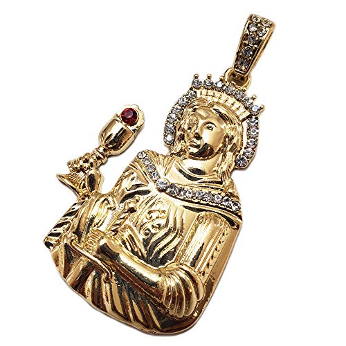 BLINGFACTORY Hip HOP ICED LAB Diamond Gold Plated Santa Barbara Fashion Charm Pendant