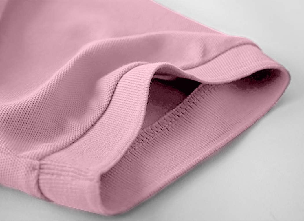 NeedBo Men's Classic Fit Short Sleeve Casual Solid Cotton Pique Polo Shirt - Image 5