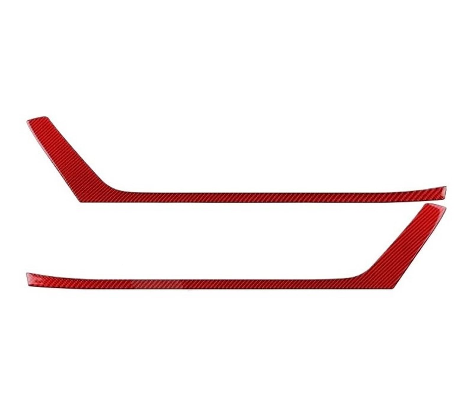 Fhcbutae Red Carbon Interior Car Handle Soft Carbon Fiber Sticker Car Interior Door Handle Panel Trim For Kia For Stinger 2019 2020 2021 2022 2023 Lhd Rhd(Red Carbon)