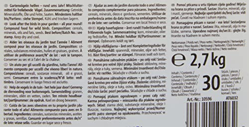 VITAKRAFT - Vita Garden - Seau de Boules de Graisse avec Filets pour Oiseaux du Jardin - Alimentation Complète Pour Oiseaux Toutes Saisons - 30 unités – Image 5