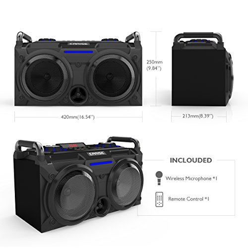 image for EARISE DT60-E Portable PA System Bluetooth Speaker with Wireless Micro