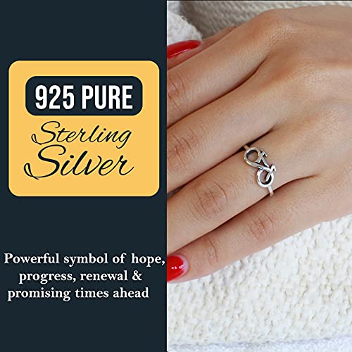 CloseoutWarehouse 925 Sterling Silver Bicycle Ring3