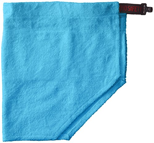 TOYO ヘルメット取付用 冷や冷や防暑タオル ブルー No.7179