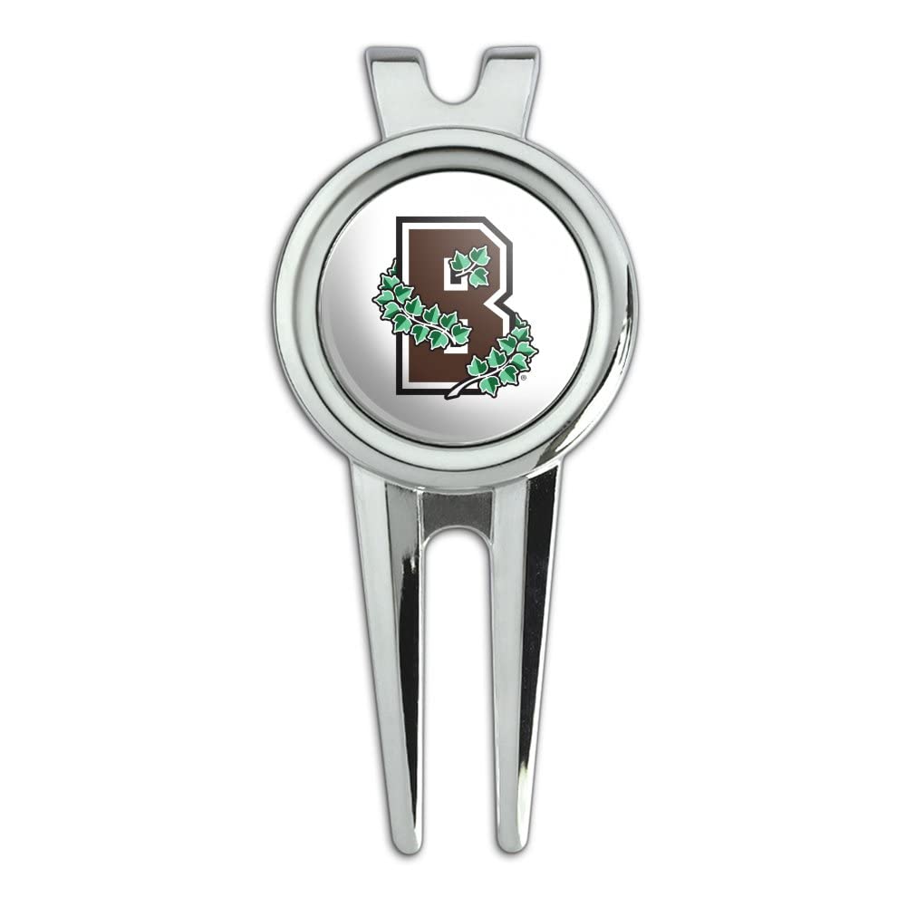 GRAPHICS & MORE Brown University Secondary Logo Golf Divot Repair Tool and Ball Marker