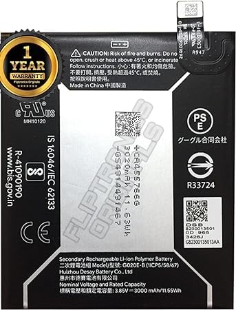 Image of G020E-B Battery for Google Pixel 3A G020A /G020E /G020B Battery with 1 Year Warranty**** (X301)