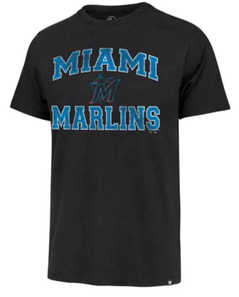 47 MLB Men's Union Arch Franklin Team Color Primary Logo Word Mark Short Sleeve T-Shirt