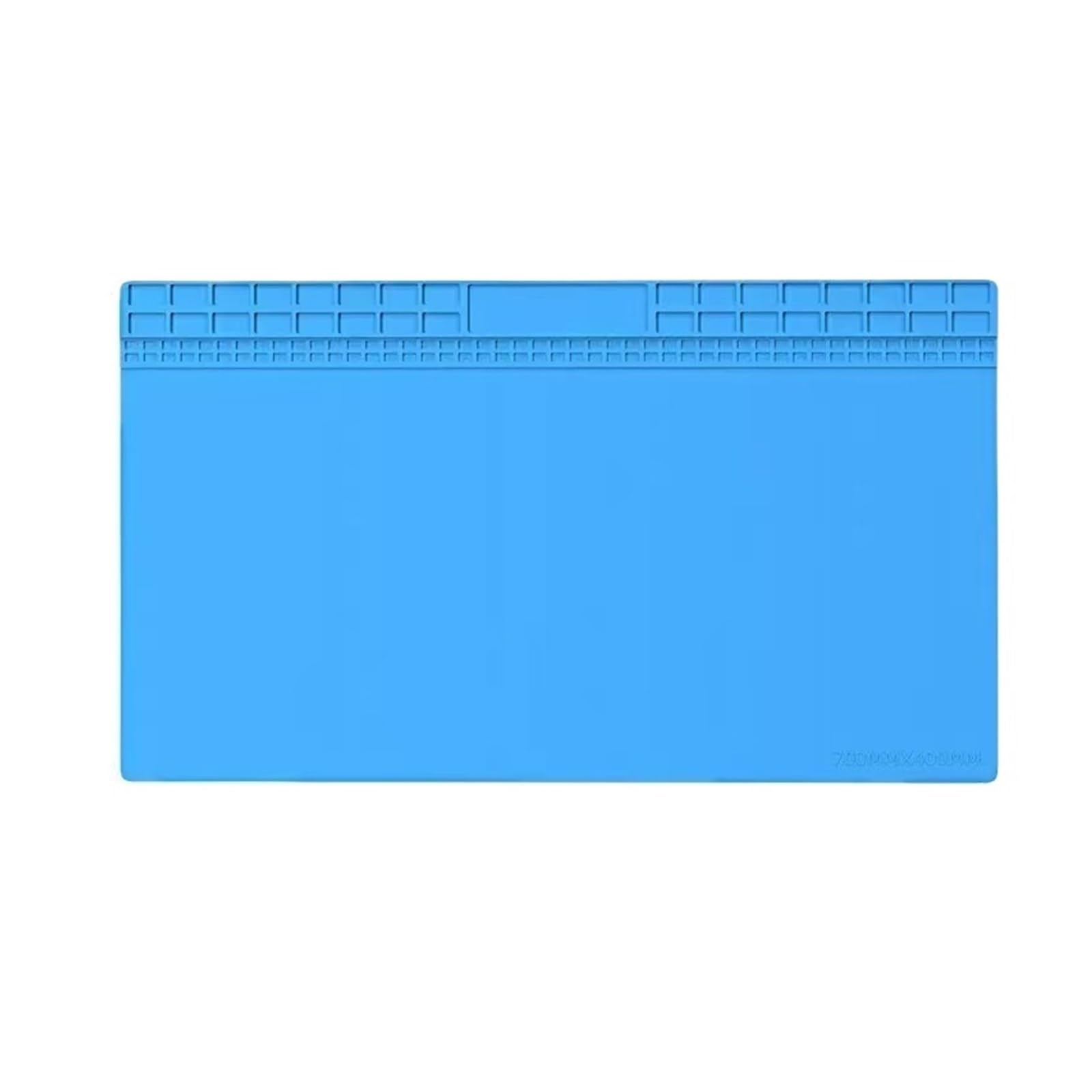 esteras de trabajo para soldadura Tapete de trabajo de mantenimiento, tapete de trabajo de alta temperatura, tapete de aislamiento, tapete de trabajo de alta temperatura anticorrosión(Blue)