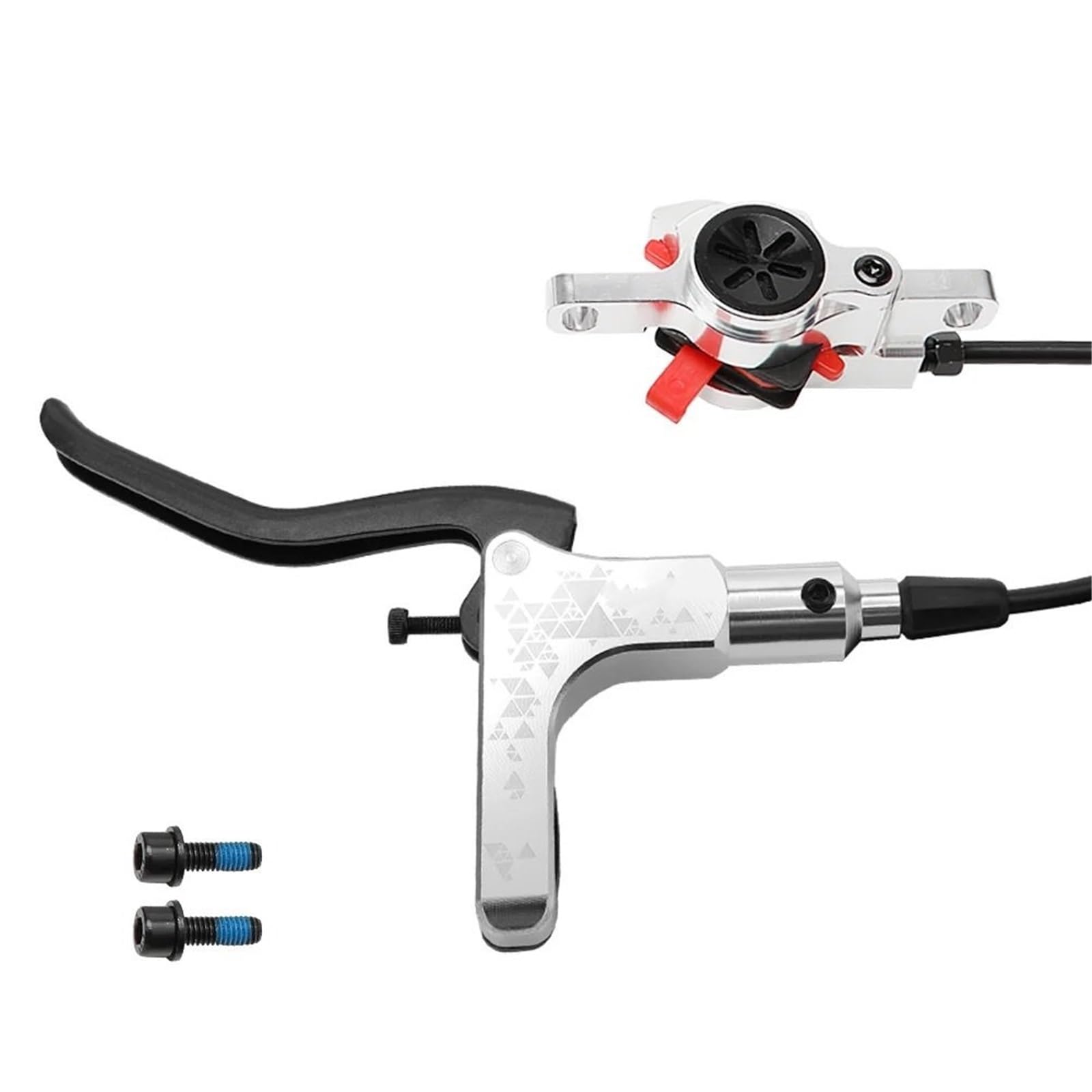 Bęben HamulACcowy Rowerowy Zestaw hydraulicznych hamulców tarczowych MTB 160mm wirniki zacisk olejowy płyta zacisk rowerowy uchwyt rower podwójny tłok hamulec olejowy