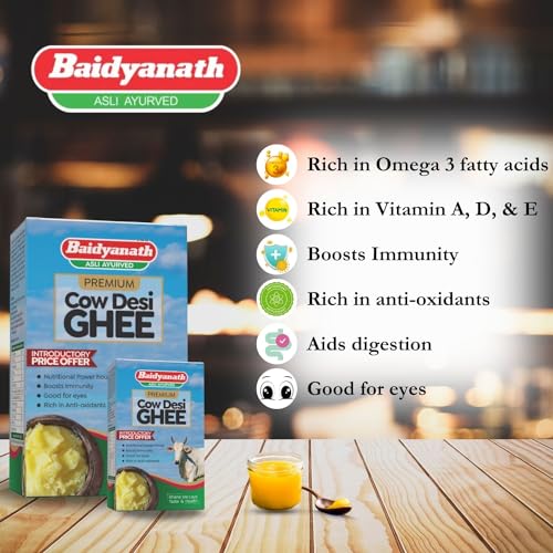 Image of Baidyanath Asli Ayurved Cow Desi Ghee - 1 Litre
