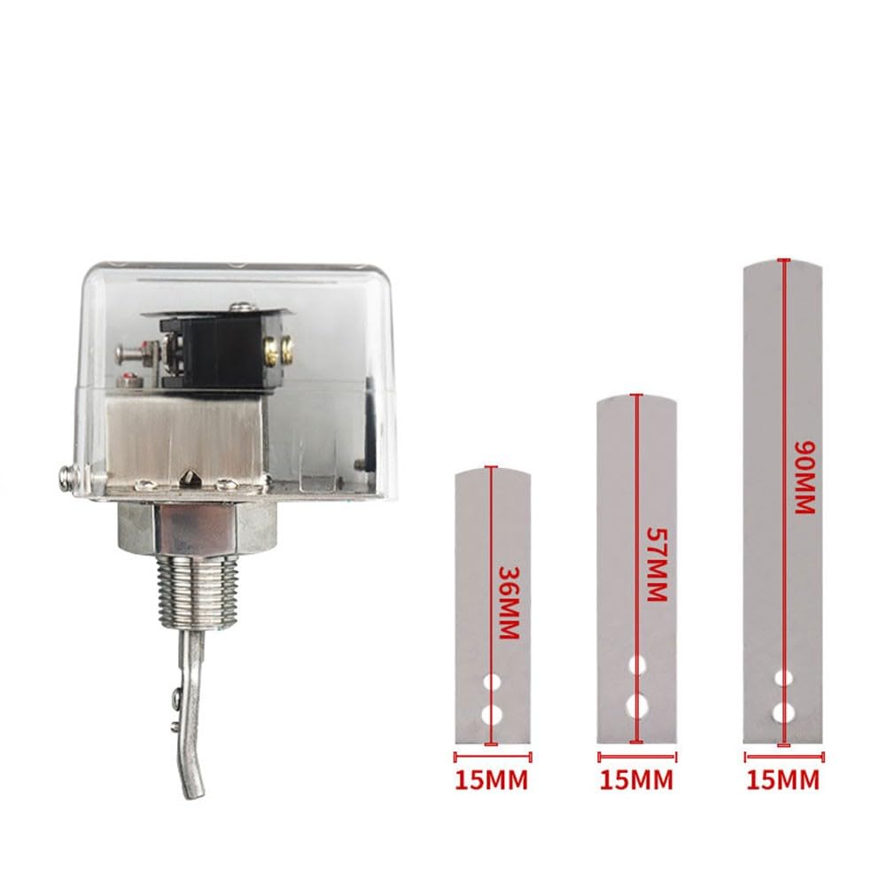 HFS-15/20/25 - Interruptor de flujo con remo para control de calidad del agua, carcasa ABS robusta, precisión de medición de ±1%, 0-100 °C, para aire acondicionado, minería y automoción