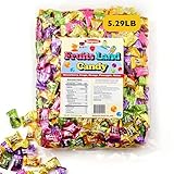 Matgouel_Korean Fruits Land Hard Candy - Assorted Fruit Flavors - Bulk 5.29 lb (2.4 kg) about 600 Counts | Individually Wrapped for Parties, Events, and Candy Buffets (Mixed-Fruit) 종합 과일