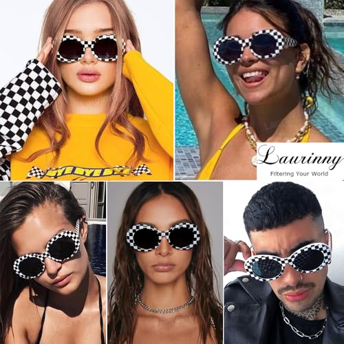 Authentic Clout Goggles Bold Oval Retro Mod Fashion Sunglasses Clout Round Lens4