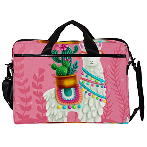 Maletín bandolera para portátil de 14 pulgadas bolso elegante para ordenador de 11*15in multicolor