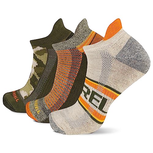 Image of Merrell Unisex Adult Cushioned Low Cut Tab Socks (3-Pair)