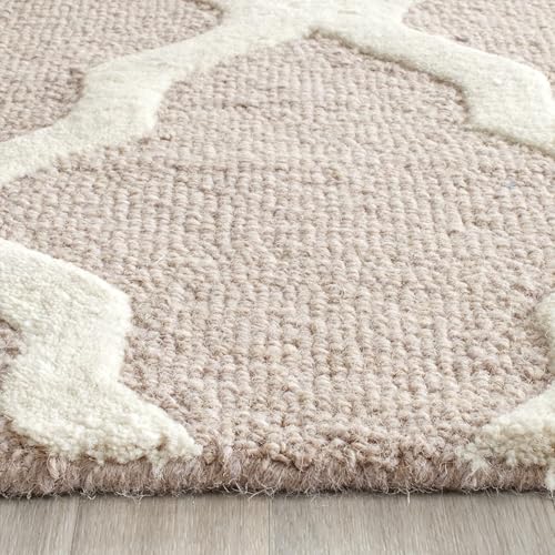 Image of Hand Tufted Wool Carpets Anti Shedding Rug Modern Carpets for Living Room Size 9x12 Feet