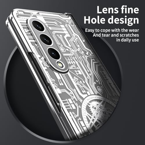 Coque Samsung Galaxy Z Fold 3 antichoc fine polycarbonate argent robuste - 5