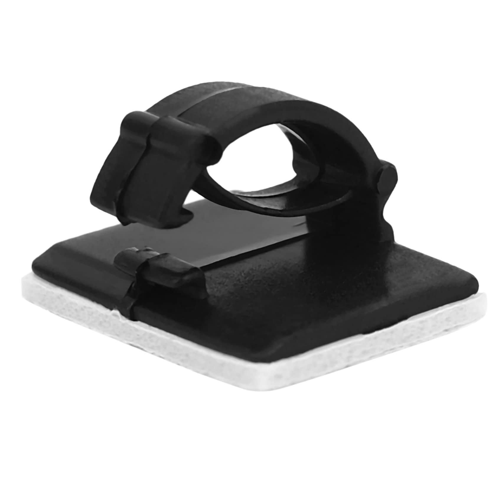 1000 Stueck Selbstklebende Kabelklemme Kunststoff Rechteckig Kabelclips Kabelbinder Schnell Binden Kabel Draht Management Halter fuer Auto