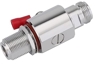 N Female Lightning Protector, IP67 Gas Tube Surge Protector for Coaxial DC-3GHz