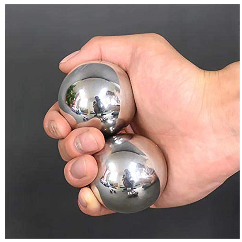 Bola de fitness, bola de acero macizo, bola de acero grande, potencia de ejercicio, 45 48 53mm, 2pcs-53mm-2pcs
