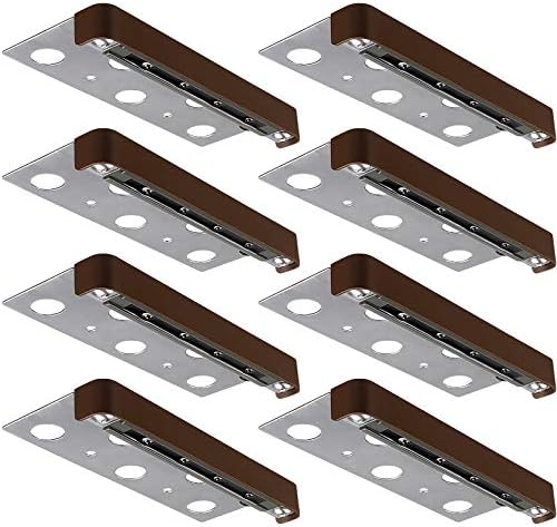 LEONLITE 8-Pack 7 Inch LED Hardscape Lighting, Retaining Wall Lights, Paver Light Low Voltage, 12V AC/DC, 1.5W Outdoor Step Lights, IP65 Waterproof, 2700K Soft White, ETL Listed, 40,000 Hours Lifespan