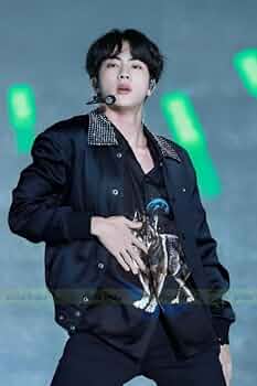 BTS jin ジン ロンT ブラック Mサイズ 51Uk-7cUXwL._AC_UF350,